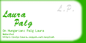 laura palg business card